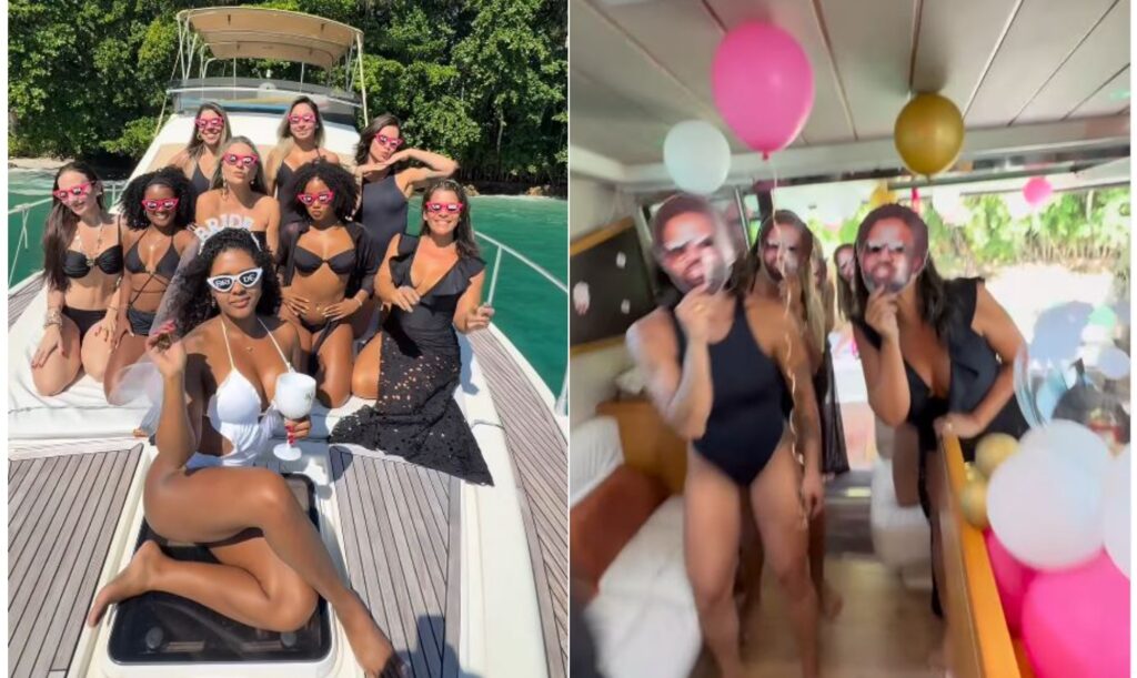 Xande de Pilares: Noiva ganha despedida de solteira surpresa com máscaras do cantor!