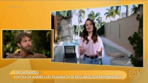 André Luiz Frambach se emociona com declaração de Larissa Manoela e derrama romance no ar