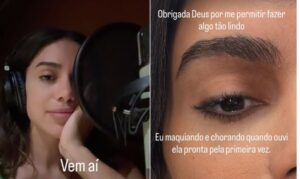 Anitta chora ao gravar ‘a música mais linda’ de sua vida para novo álbum
