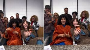 Bia Arantes e Ingrid Conte curtem momento de descontração nos bastidores de Ben-Hur