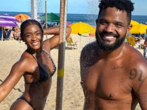 Erika Januza confessa medo sobre gravidez e revela planos de casamento com Arlindinho