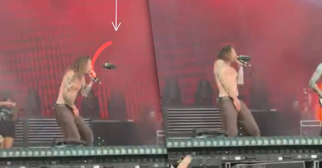 Garrett Russell leva drone na cabeça durante show e o resultado é insano!