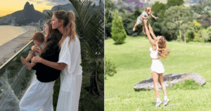 Gisele Bündchen celebra Dia das Mães com fotos raras dos filhos