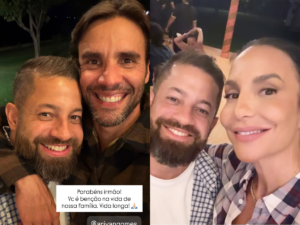 Ivete Sangalo celebra Arraiá com ex-marido Daniel Cady em clima de paz e família