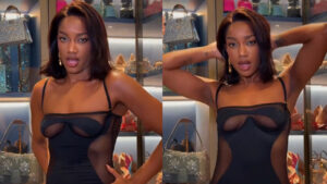 Iza deslumbra em look transparente e deixa João Vitor Silva babando