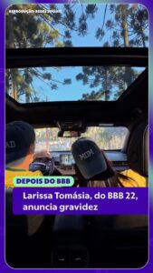 Larissa Tomásia do BBB 22 celebra 30 anos grávida: ‘Não foi planejado’
