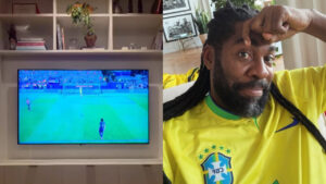 Lázaro Ramos enlouquece com eliminação da Alemanha: ‘Brasil vingado!’