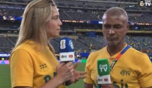 Romário quebra o silêncio sobre climão com Fernanda Gentil ao vivo