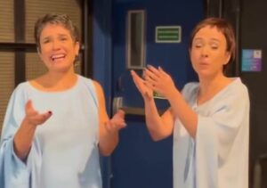 Sandra Annenberg reage com TUDO à imitação hilária de Tatá Werneck no Fantástico