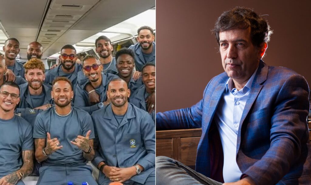 Seleção Brasileira embarca para Copa do Mundo com uniforme chique de estilista badalado
