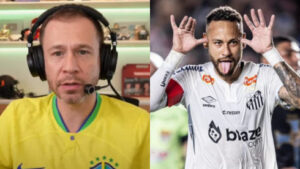 Tiago Leifert compara Neymar com lendas e faz confissão inusitada