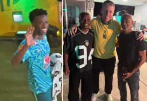 Vini Jr reúne famosos em after luxuoso na mansão após vitória do Brasil