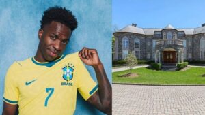 Vini Jr: veja o luxuoso ‘castelo’ de R$ 55 milhões onde a família está na Copa