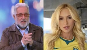 Virginia Fonseca estreia no Domingão e Leão Lobo não poupa: ‘Uma bola fora!’