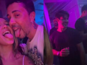 Carlinhos Maia flagrado beijando loira na Grécia de novo; Lucas Lobato tira onda da situação