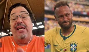 Casagrande explode ao vivo contra Neymar em transmissão