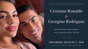 Cristiano Ronaldo pode se casar em segredo com Georgina Rodriguez!