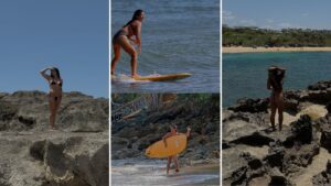 Giulia Costa desabafa sobre padrões de beleza e aproveita férias paradisíacas em Porto Rico