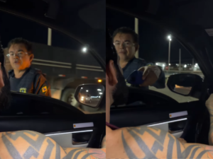 Gusttavo Lima é parado em blitz e sai como herói ao fazer teste do bafômetro