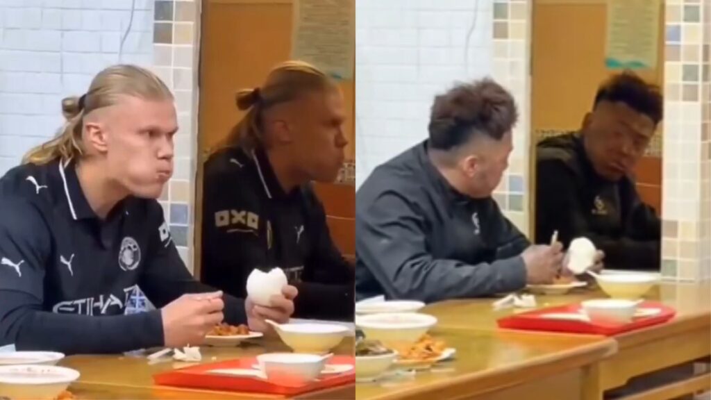 Haaland levou fake: vídeo do craque tomando susto viraliza mas foi criado por IA!