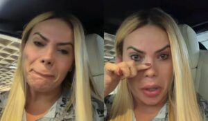 Kally Fonseca Aos Prantos Lamenta Morte de Cantor