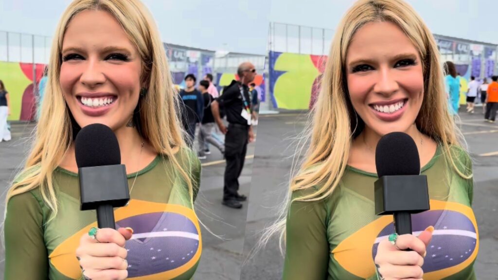 Karoline Lima viraliza com inglês impecável e faz declaração sobre Léo Pereira