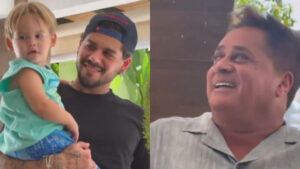 Leonardo e Zé Felipe são alvo de críticas por vídeo com filha de Virginia