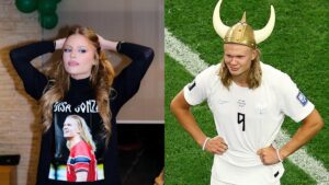 Luísa Sonza viraliza em meme ao ser comparada com Haaland: ‘Gêmeos separados na maternidade?’