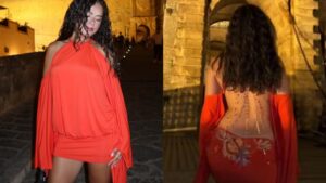 Maisa arrasa em Ibiza com vestido ousado e costas abertas; veja o visual