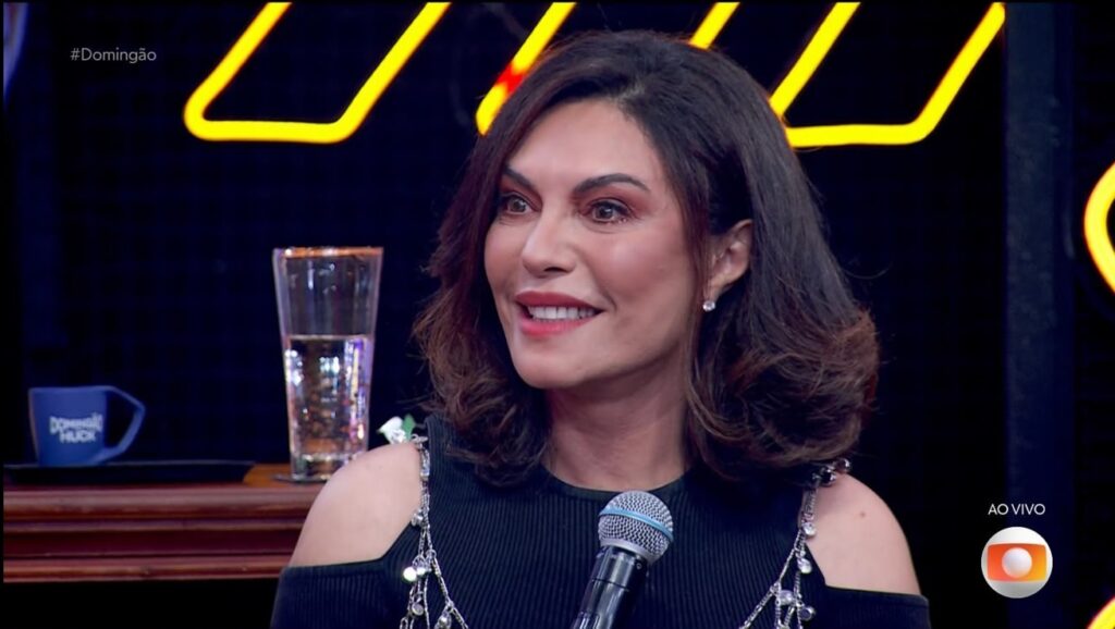 Márcia Goldschmidt se emociona no Domingão e web se derrete com homenagem