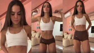 Mel Maia, aos 22, explode na internet com corpo sarado e recebe chuva de elogios