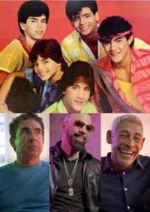 Série sobre Menudos mostra o antes e depois dos integrantes do fenômeno dos anos 80!