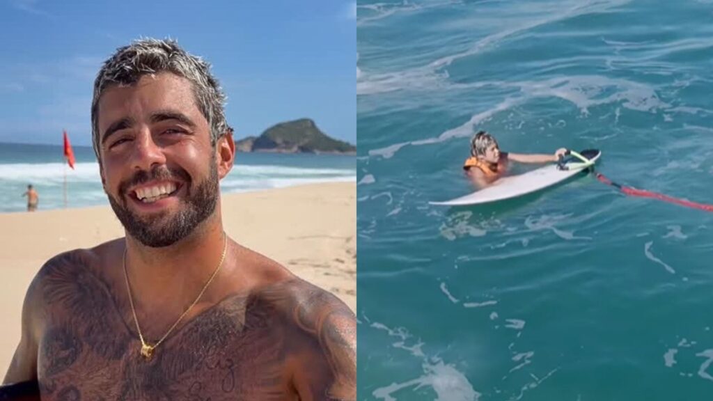 Filho caçula de Pedro Scooby arrasa no surfe e viraliza na web!