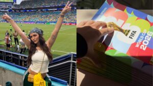 Rafa Kalimann se confunde e compra montanha de álbuns da Copa em vez de figurinhas!
