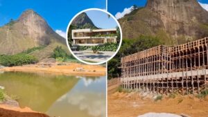 Mansão de Richarlison no ES impressiona com projeto arrojado em terreno rochoso