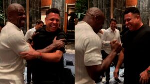 Terry Crews conhece Ronaldo Fenômeno e faz confissão emocionante: ‘A lenda que eu esperava’!