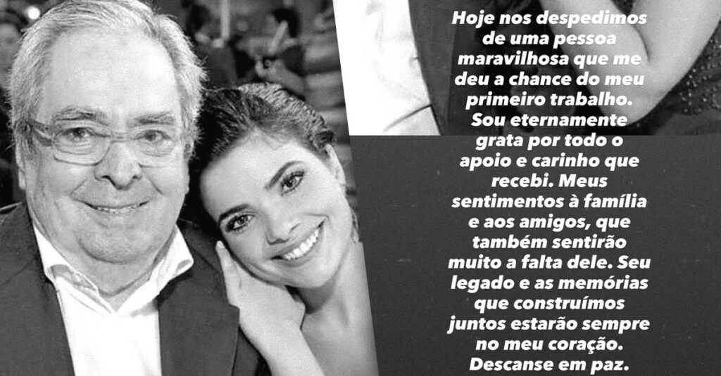 Vanessa Giácomo Emociona ao Falar de Benedito Ruy Barbosa: ‘Escrevia com o Coração’