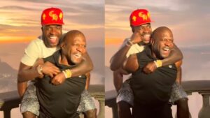 Vini Jr. e Terry Crews se conhecem no Cristo Redentor e ator fica impressionado