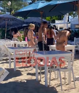Virginia Fonseca curte praia com Vini Jr. um dia após reatarem namoro