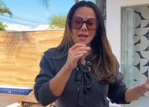 Viviane Araújo exibe a área externa de sua nova mansão de tirar o fôlego