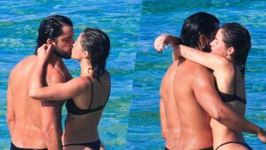 Agatha Moreira e Rodrigo Simas são flagrados em clima quente na praia do Rio!