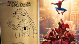 Cinema canadense viraliza ao improvisar pôster de Homem-Aranha com meme sensacional