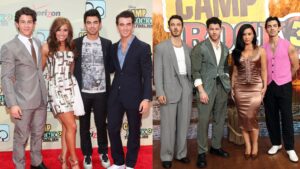Demi Lovato e Jonas Brothers se reencontram após 16 anos na première de Camp Rock 3