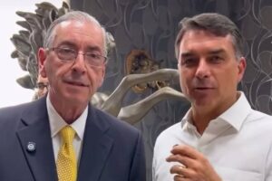 Flávio Bolsonaro apoia Eduardo Cunha e detona Dilma: ‘A pior’