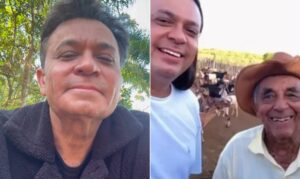 Frank Aguiar se despede do pai após morte aos 87 anos: ‘Coração está em silêncio’