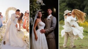 Gabriel Medina anuncia gravidez de Isabella durante cerimônia de casamento e a rede fica de cabelo em pé!