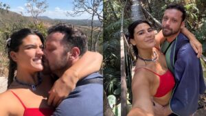 Giulia Costa aproveita viagem romântica com novo namorado