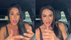 Gracyanne Barbosa faz desabafo emocionante no carro sobre dificuldades