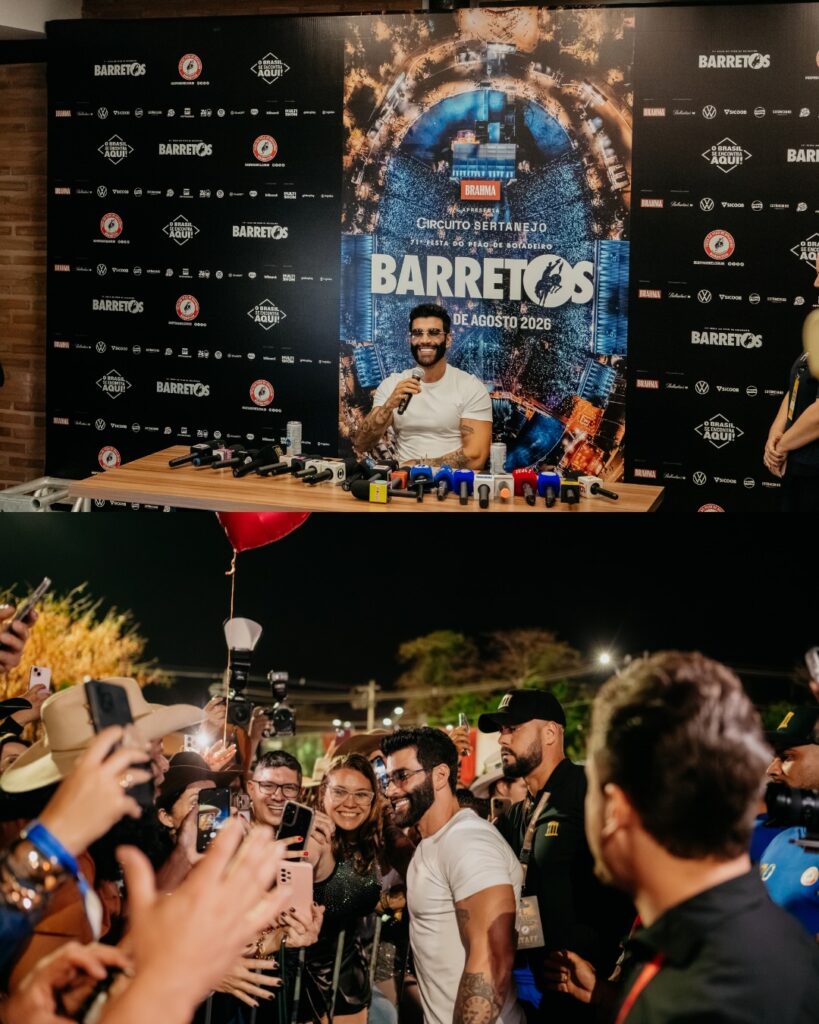 Gusttavo Lima faz história em Barretos com show colossal de mais de 100 mil pessoas