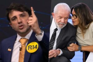 Janja se irrita e Renan Santos chama primeira-dama de ‘louca’